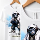 Gorilla Gamer Shirt for Toddler, Funny Virtual Reality Gaming Tee, Kids Birthday Gift, Pixo League by Farron House thumbnail 7