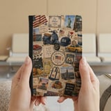 Vintage USA Travel Collage Passport Cover thumbnail 3