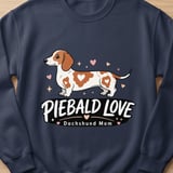 Piebald Love Dachshund Mom Tee thumbnail 6