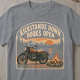 Kickstands Down Books Open Tee thumbnail 4