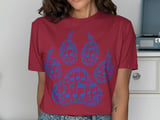 Music Notes Lion Paw Print Graphic T-Shirt thumbnail 12