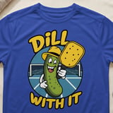 Pickleball Sport-Tek Performance Tee, Dill With It, Breathable Moisture-Wicking Court Apparel thumbnail 7