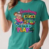 Grandmoms Best Job Tee thumbnail 4