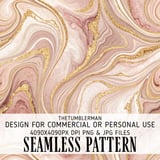 Rose Gold Marble Tumbler Design, Watercolor Floral Backgrounds, Digital Scrapbooking Paper, Printable Tumbler Png, Digital Download thumbnail 1