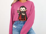Vampire Coffee and Black Cat Tee thumbnail 11