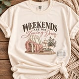 Weekends Are For Slowing Down PNG, Cozy Book Lover Sublimation, Weekend Chill Graphic, Hygge Homebody Shirt Design, Slow Living Clipart thumbnail 7