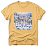 Snowy Village ~ Comfort Colors Premium Tee thumbnail 7