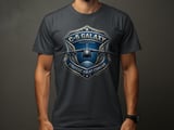 C-5 Galaxy T-Shirt Military Aviation Airlift Cargo Plane Veteran Pilot Shirt AvGeek Gift Strategic Crest Graphic Tee Men thumbnail 1