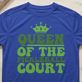 Pickleball Sport-Tek Performance Tee, Queen of the Pickleball Court, Court Apparel thumbnail 7