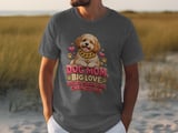 Dog Mom Cuban Link Chain Collar Tee thumbnail 6