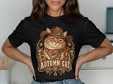 Autumn Cat Cowboy Tee or Sweatshirt thumbnail 2