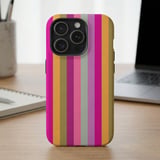 Retro Colorful Stripe MagSafe® Phone Case  thumbnail 1