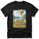 Gogh Hot Air Balloon ~ Comfort Colors Premium Tee thumbnail 1
