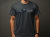 Apache Helicopter T-Shirt, AH-64 Military Aviation Graphic Tee, Attack Chopper Shirt, Pilot Veteran Gift, Retro Flight AvGeek Apparel thumbnail 1