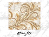 20 oz Skinny Tumbler Wrap, Gold Floral Sublimation Design, Straight and Tapered Wrap, Marble Texture, Tumbler Digital Download, Elegant thumbnail 3
