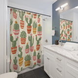 Bohemian Desert Flora Shower Curtain thumbnail 3