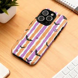 Spooky Cute Bat & Star Phone Case | Pastel Goth Halloween Striped Tote Bag | Y2K Grunge Aesthetic Fall Accessory thumbnail 12