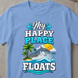 My Happy Place Floats T-Shirt thumbnail 5