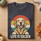 Life Is Golden Retriever Tee thumbnail 3
