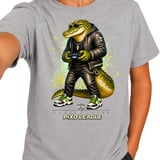 Crocodile Gamer Shirt for Toddler, Funny Virtual Reality Gaming Tee, Kids Birthday Gift, Pixo League by Farron House thumbnail 6