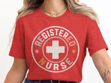 Registered Nurse T-Shirt: Retro RN, Vintage Healthcare Staff, Medical Worker Top thumbnail 6