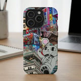 Tokyo Neon Collage Anime MagSafe® Phone Case thumbnail 2