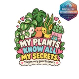 My Plants Know All My Secrets Mug Wrap thumbnail 2