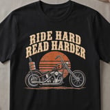 Ride Hard Read Harder Tee thumbnail 6