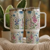 Whimsical Foxglove Watercolor Floral Digital Size Bundle Png thumbnail 9