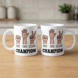 Rock Paper Scissors Champion Mug – Funny Gift thumbnail 4