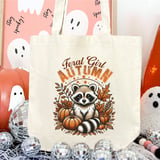 Feral Girl Autumn Tote Bag thumbnail 5