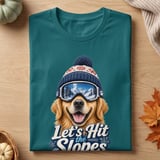 Let's Hit The Slopes Dog Tee thumbnail 8