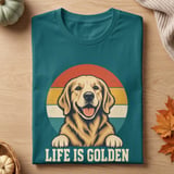 Life Is Golden Retriever Tee thumbnail 8