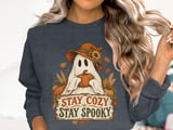 Stay Cozy Stay Spooky Tee or Sweatshirt thumbnail 1