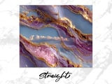 Agate Sky 20oz Skinny Tumbler Wrap Sublimation Design, Geode Tumbler, Purple Gold Tumbler png, Straight and Tapered Wrap, Digital thumbnail 3