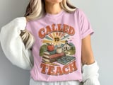 Called to Teach Retro Teacher T-Shirt, Vintage Educator Gift, Back to School Tee, Christian Teacher Appreciation Shirt, Dedicated Profession thumbnail 10