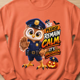 Halloween Officer Hoot the Owl Sweatshirt thumbnail 4