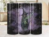 Witch Tumbler Wrap Digital | Seamless 20oz Skinny Tumbler Design | Celestial Witch Potion PNG | Spooky Halloween Magic Digital Download thumbnail 1