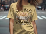 God Chose Me To Be Their Mama Vintage Boho Christian Mom Faith Bible Floral Butterfly Distressed Graphic Other thumbnail 2