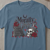 Morally Grey Book Tropes Tee thumbnail 1