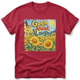 Gogh Ahead, Laugh ~ Comfort Colors Premium Tee thumbnail 2