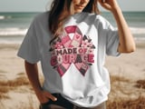 Made of Courage Faux Patchwork Tee thumbnail 2