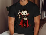Vampire and Black Cat Coffee Tee or Sweatshirt thumbnail 9