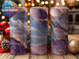 20 oz Tumbler Wrap, Amethyst Sky, Sublimation, Digital Design, Straight Tapered Wrap png, Tumbler Design, Instant Download, Tumbler Digital thumbnail 2