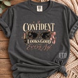 Confident Looks Good At Every Age PNG Vintage Retro Sunglasses Glam Birthday Clipart, Classy Women Empowerment Sublimation Design thumbnail 6