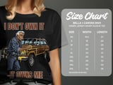 Grand Wagoneer T-Shirt, Woody T-Shirt, FSJ T-Shirt, Classic Car T-Shirt, I Don't Own It, It Owns Me T-Shirt, Car Lover Gift, Jeep Grand thumbnail 4