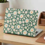 Green Daisy Floral MacBook Case thumbnail 2