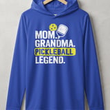 Pickleball Sport-Tek Performance Hood, Mom. Grandma. Pickleball Legend., Lightweight Hoodie thumbnail 4
