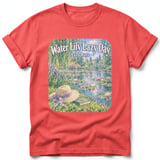 Water Lily Lazy Day ~ Comfort Colors Premium Tee thumbnail 3