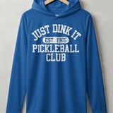 Pickleball Sport-Tek Performance Hood, Just Dink It Est. 1965 Pickleball Club Graphic, Lightweight Hoodie thumbnail 3